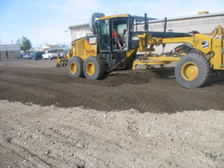 utah road grading project